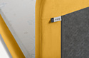 Divan Динс 120x200 (velvet yellow)