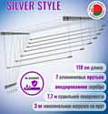 Comfort Alumin Group Потолочная 7 прутьев Silver Style 110 см (алюминий)