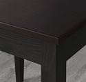 Ikea Лерхамн (черный/коричневый) (603.612.25)