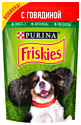 Friskies (0.085 кг) 24 шт. консервированный полнорационный для взрослых собак, кусочки с говядиной в подливе