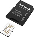 SanDisk microSDXC SDSQQVR-064G-GN6IA 64GB + SD adapter