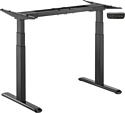 ErgoSmart Ergo Desk Prime 1200x650x18 мм (дуб темно-коричневый/черный)