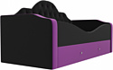 Mebelico Скаут 162x72 102900 (черный/фиолетовый)