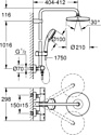 Grohe Tempesta Cosmopolitan System 210 27922001