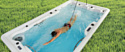 Aquavia Spa In-ground Fitness Hot Tub 400x230 (sterling)