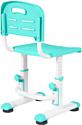 Anatomica Legare + стул + надстройка + выдвижной ящик + светильник L4 (белый/зеленый)