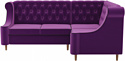 Лига диванов Бронкс 104578 (правый, фиолетовый)