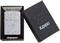 Zippo Satin Chrome Money Tree Design 29999