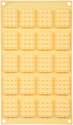 Marmiton Прямоугольное печенье 17121 (желтый)