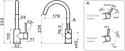 Omoikiri Shinagawa 2 Plus-GB (графит)