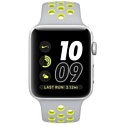 Apple Watch Nike+ 38mm Silver with Flat Silver/Volt Nike Band (MNYP2)