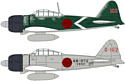 Hasegawa Истребитель Mitsubishi A6M3 Zero Rabaul Combo