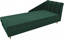 Лига диванов Астер 104512 (правый, велюр, зеленый)