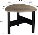 Мебелик Саут 3Д (черный/палисандр натуральный)