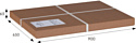 Мебелик Овация М (темно-коричневый)