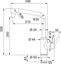 Franke Urban 115.0595.066 (миндаль)