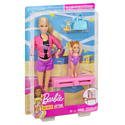 Barbie Gymnastics Coach Dolls & Playset FXP39