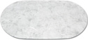 Sheffilton SHT-TU10/140/80 МДФ овальный (белый/мрамор премиум светлый)