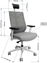 Chair Meister Nature II Slider (черная крестовина, серый)