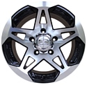 Sakura Wheels R5313 8x17/5x150 D110.5 ET25 Черный с полировкой