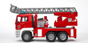 Bruder MAN Fire engine with selwing ladder 02771