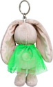 BUDI BASA Collection Зайка Ми в зеленом платье с морковкой ABB-084