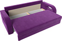 Лига диванов Лига-010 117362 (микровельвет фиолетовый)