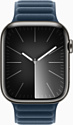 Apple Watch Series 9 45 мм (стальной корпус, замшевый ремешок)