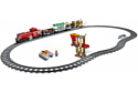 Lepin Cities 02039 Красный товарный поезд аналог Lego 3677