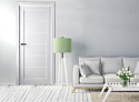 Belwooddoors Мирелла 90 см (полотно глухое, экошпон, глянец белый)