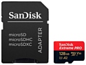 SanDisk Extreme Pro microSDXC Class 10 UHS Class 3 V30 A2 170MB/s 128GB + SD adapter