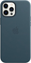 Apple MagSafe Leather Case для iPhone 12 Pro Max (балтийский синий)