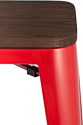 Stool Group TOLIX WOOD барный (красный) глянцевый