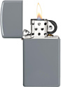 Zippo Slim Flat Grey 49527