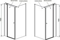 Radaway EOS II KDJ 110x100 (3799423-01/3799432-01)