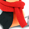 Orange Toys Снегирь: красный шарф 20 см