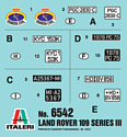 Italeri 6542 Внедорожник Land Rover Series III 109 Guardia Civil