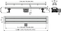 Alcaplast APZ13-DOUBLE9-650 (с решеткой)