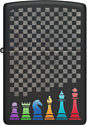 Zippo Chess Pieces Black Matte 48662