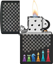 Zippo Chess Pieces Black Matte 48662