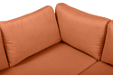 Divan Мансберг Textile (левый, оранжевый)
