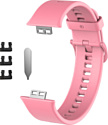 Rumi силиконовый для Huawei Watch FIT, Watch FIT Elegant (розовый)
