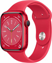 Apple Watch Series 8 45 мм (алюминиевый корпус, спортивный силиконовый ремешок) Apple Watch Series 8 45 мм (алюминиевый корпус, спортивный силиконовый ремешок)