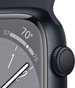 Apple Watch Series 8 45 мм (алюминиевый корпус, спортивный силиконовый ремешок) Apple Watch Series 8 45 мм (алюминиевый корпус, спортивный силиконовый ремешок)