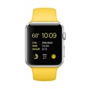 Apple Watch Sport 42mm Silver with Yellow Sport Band (MMFE2)