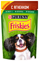 Friskies (0.085 кг) 24 шт. консервированный полнорационный для взрослых собак, кусочки с ягненком в подливе