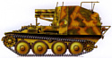 ARK models AK 35014 Немецкое 150-мм самоходное орудие «Грилле» Sd.Kfz.138