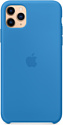 Apple Silicone Case для iPhone 11 (синяя волна)