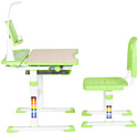 Anatomica Avgusta + стул + выдвижной ящик + светильник + подставка (клен/зеленый)