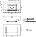 Falmec Aura Design+ Island 120 600 WH